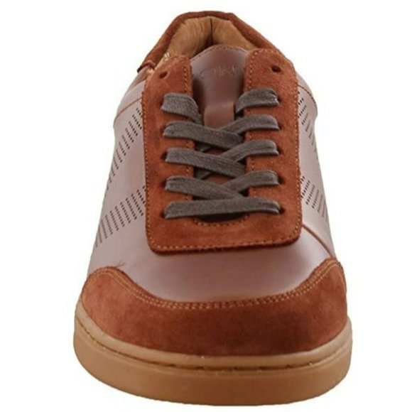 Vionic Men's Mott Brok Leather Orthotic Arch Support Walking Shoes Dark Brown 10 - Picture 4 of 16